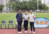 Principals and esteemed guests are celebrating the success of KTC & TNK Joint Schools Sports Day at Kowloon Bay Sports Ground! Thank you, Ms. Chung Hoi Tik, for joining us in the spirit of teamwork and triumph.