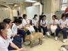 Through discussions with professionals, students learnt how to encourage good behaviour and obedience as animal handlers.