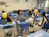 Relaxed classroom chats where students and teachers connect and unwind together after lessons