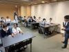 Students learn how to welcome different guests with a professional manner.