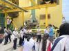 Students are understanding the operation of the cable car.
