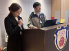 Parent and teacher MC for the event.