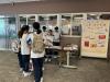 Students were playing the booth game.