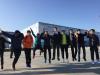 Students visited the stadiums for the Olympics in Beijing. They felt excited.