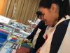 Students are attracted by the covers of the books.